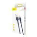Кабель Baseus cafule Cable USB For iP 2.4A 1m Gold+Blue (CALKLF-BV3) [804378], фото 2