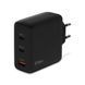 Мережевий зарядний пристрій Ttec SmartCharger Trio GAN 2хUSB-C/USB-A /120Вт Black (2SCG04S) [603278], фото 1