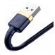 Кабель Baseus cafule Cable USB For iP 2.4A 1m Gold+Blue (CALKLF-BV3) [804378], фото 5