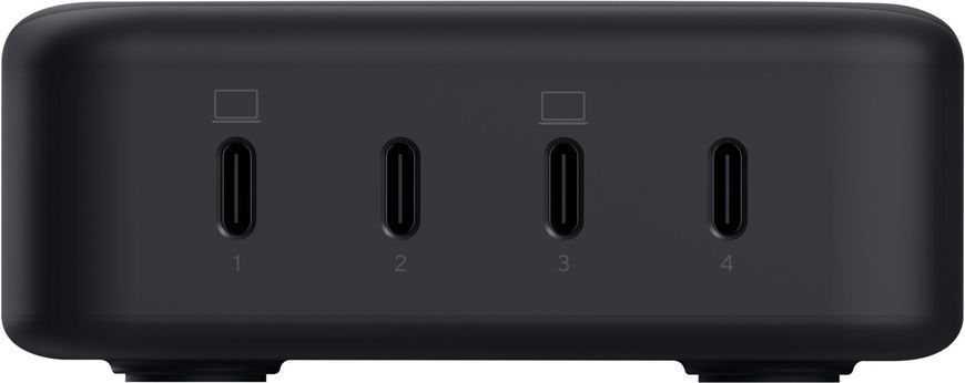Зарядний пристрій мережевий Trust Maxo 240Вт,GaN, 4xUSB-C,PD, чорний (25413_TRUST) [108428]