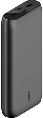Акумулятор портативний літій-іонний Power Bank Belkin 26000мА&middot;год, 32Вт, USB-A/USB-C PD PPS, чорний (BPB016BTBK) [108438]