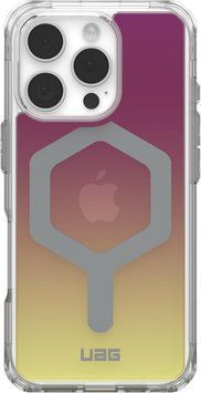 Чохол UAG для iPhone 16 Pro, Plyo Magsafe LE, Maroon/Yellow Ombre (114480114780) [108336]