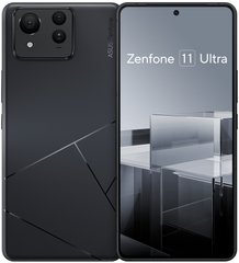 ASUS Смартфон Zenfone 11 Ultra (AI2401) 6.78" 12/256ГБ, 2SIM, 5500мА•год, чорний (90AI00N5-M001A0)