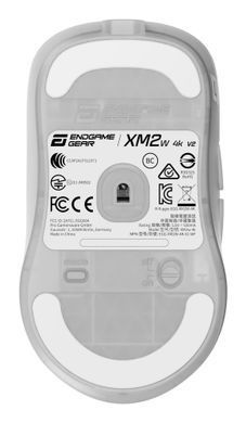 Миша ігрова бездротова Endgame Gear XM2w 4k v2, білий (прозорий) (PGW-EG-MOU-082) [503876]