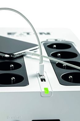 Джерело безперебійного живлення Eaton 3S, 700VA/420W, LED, USB, 8xSchuko (3S700D) [102903]