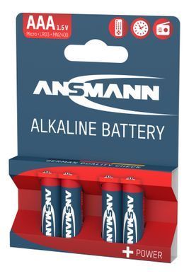 Батарейка Ansmann AAA/LR03 BL 4шт (5015553) [617770]