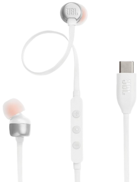 Гарнітура JBL TUNE 310C USB-C White (JBLT310CWHT) [201345]