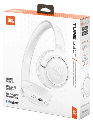 Гарнітура JBL TUNE 530BT White (JBLT530BTWHTEU) [203405]