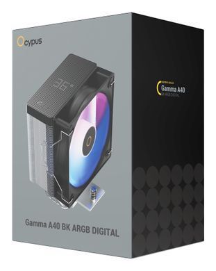 Система охолодження для комп'ютерного процесора GAMMA A40 BK ARGB DIGITAL OCYPUS (GAMMA-A40-BK1NAWD00X-GL) [503589]