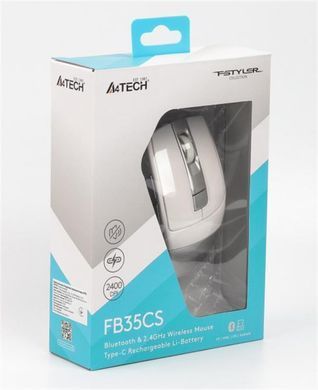 Миша бездротова A4Tech Fstyler FB35CS Icy White (FB35CS (Icy White)) [606554]