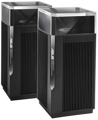 Система WiFi-Mesh ASUS ZenWiFi Pro ET12 AXE11000, 2xGE LAN, 1x2.5GE LAN, 1x2.5GE WAN, 2мод (90IG05Z0-MO3A20) [104504]
