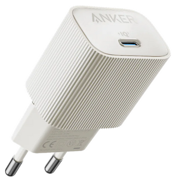 Мережевий зарядний пристрій Anker PowerPort 511 Nano IV - 30W USB-C White (A2337G21) [201888]