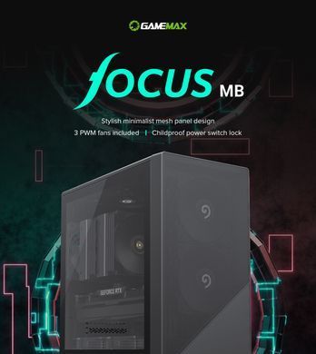 Корпус для ПК GAMEMAX (Focus MB) [303372]