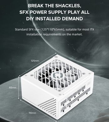 Блок живлення GAMEMAX (GS-850G White) [303210]