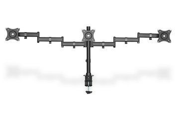 Кріплення DIGITUS Triple Monitor Clamp, 15-27", з нахилом, поворотом (DA-90362) [17001]