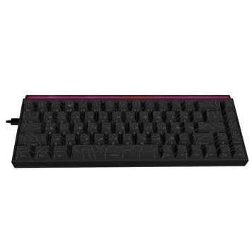 Клавіатура Ajazz NK68 Red Switch Black USB-C (NK68-R-S-B) [619312]