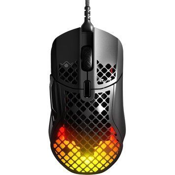 Мишка SteelSeries Aerox 5, RGB, 18000dpi., 9кн., чорна (62401) [401286]