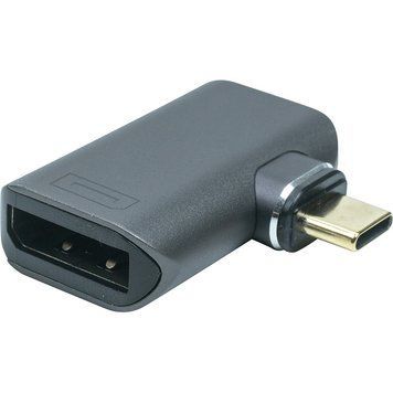 Адаптер PowerPlant USB Type-C - DisplayPort (M/F) Black (CA914265) [604363]
