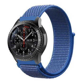 Ремінець BeCover Nylon Style для Samsung Galaxy Watch 42mm/Watch Active/Active 2 40/44mm/Watch 3 41mm/Gear S2 Classic/Gear Sport Blue (705818) [618338]