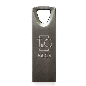 Флеш-накопичувач USB 64GB T&G 117 Metal Series Black (TG117BK-64G) [607207]
