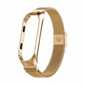 Ремінець BeCover Metal для Xiaomi Mi Smart Band 8 Gold (709359) [604860]