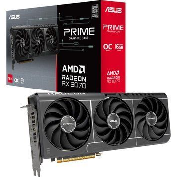 Відеокарта AMD Radeon RX 9070 16GB GDDR6 Prime Evo OC Asus (PRIME-RX9070-O16G-EVO) [613439]
