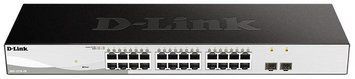 Комутатор D-Link 24xGE, 2xSFP, L2 (DGS-1210-26/FL) [15028]