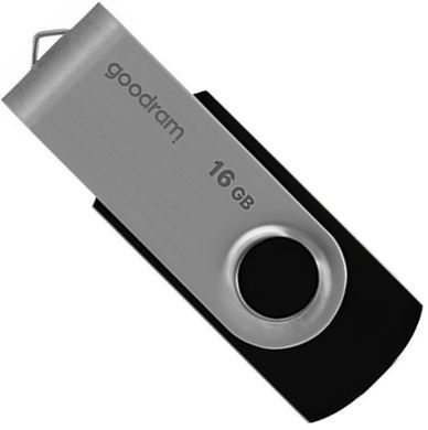Флеш-накопичувач USB2.0 16GB Goodram UTS2 (Twister) Black (UTS2-0160K0R11) [607048]