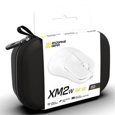 Миша ігрова бездротова Endgame Gear XM2w 4k v2, білий (прозорий) (PGW-EG-MOU-082) [503876]