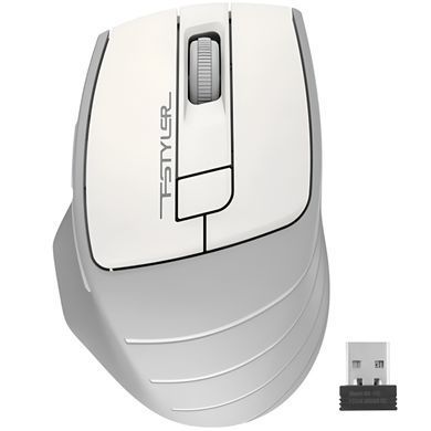 Миша бездротова A4Tech FG30 Grey/White (FG30 (Grey+White)) [606386]