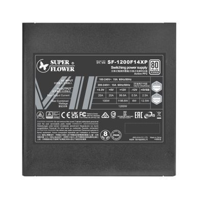 Блок живлення ATX3.1 1200W LEADEX VII XP PRO SERIES SUPER FLOWER (SF-1200F14XP) [503107]
