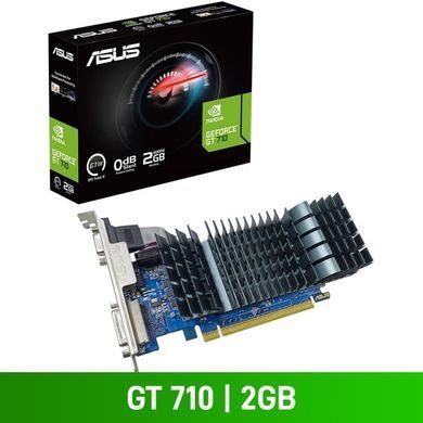 Відеокарта ASUS GeForce GT 710 2GB GDDR3 silent EVO GT710-SL-2GD5-BRK-EVO (90YV0ALA-M0NA00) [102536]