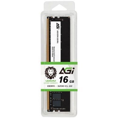 DDR4 16Gb 3200MHz AGI UD138, Retail (AGI320016UD138-ST) [401106]
