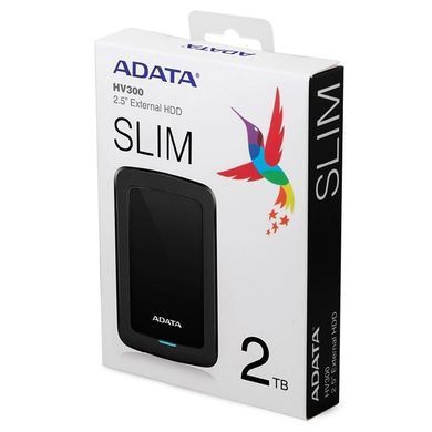 Зовнішній жорсткий диск PHD External 2.5'' ADATA USB 3.2 Gen. 1 DashDrive Durable HV300 2TB Black (AHV300-2TU31-CBK) [803158]