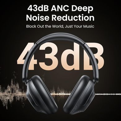 Навушники UGREEN HP202 HiTune Max5 Hybrid ANC Black (25255) [401919]