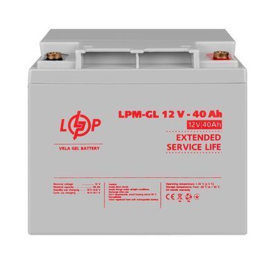 Акумулятор гелевий LPM-GL 12V - 40 Ah (LP4154) [900088]