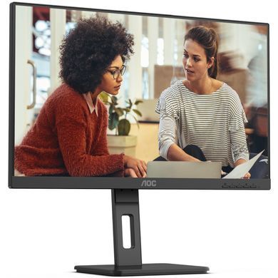 Монітор TFT 27" AOC, QHD, VA, HDMI, DP, USB-hub, HAS, Pivot, колонки, чорний (Q27E3UMF) [400502]