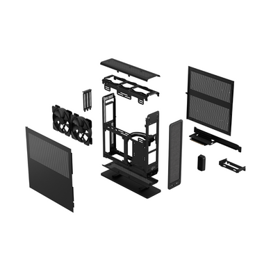Корпус для ПК FRACTAL DESIGN Ridge Black mITX PCIe 4.0 (FD-C-RID1N-11) [303865]