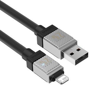 Кабель Baseus CoolPlay Series Fast Charging Cable USB to iP 2.4A 1m Black (CAKW000401) [802337]