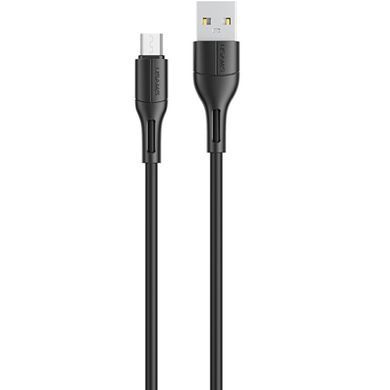 Кабель Usams US-SJ502 USB - Micro USB (M/M), 1 м, Black (SJ502USB01) [604136]
