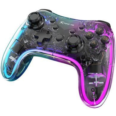 Геймпад XTRIKE ME бездротовий, Bluetooth RGB PS4/IOS/Android/PC/Nintendo (GP-52) [401651]