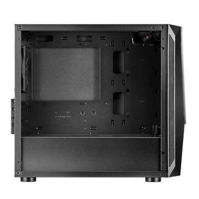 Корпус SilverStone Fara FAV1MB-PRO без БЖ, 2xUSB3.0, 2xUSB2.0, 1x120мм, ARGB VGA 379мм, LCS ready, TG Side Panel, mATX, чорний (SST-FAV1MB-PRO) [109551]