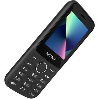 Мобiльний телефон Nomi i2415 Dual Sim Black (i2415 Black) [621244]