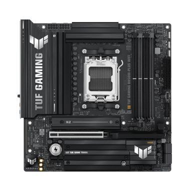 Материнcька плата ASUS TUF GAMING B850M-PLUS WIFI7 sAM5 B850 4xDDR5 M.2 HDMI DP Wi-Fi BT mATX (90MB1MU0-M0EAY0) [111751]