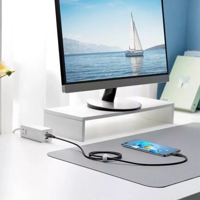 Кабель Baseus Pudding Series Fast Charging Cable USB to Type-C 100W 2m Cluster Black (P10355703111-01) [806802]