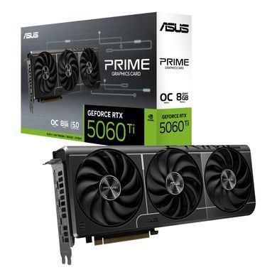 Відеокарта ASUS GeForce RTX 5060 Ti 8GB GDDR7 OC PRIME-RTX5060TI-O8G (90YV0MP0-M0NA00) [102578]