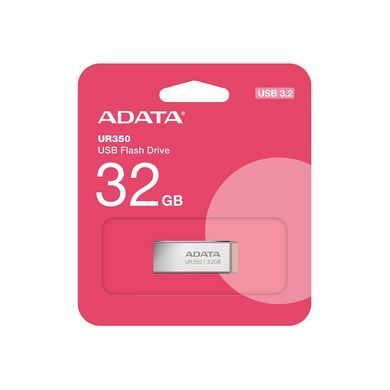 Флеш-накопичувач ADATA USB 3.2 UR 350 32Gb Silver/Beige (UR350-32G-RSR/BG) [803121]