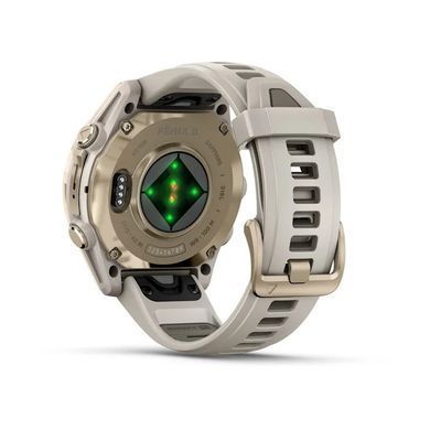 Смарт-годинник Garmin Fenix 8 43mm AMOLED Sapphire Soft Gold with Fog Gray Silicone (010-02903-18) [608230]