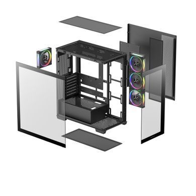 Корпус DeepCool CG580 4F V2 Black без БЖ (R-CG580-BKADA4-G-2) [618065]