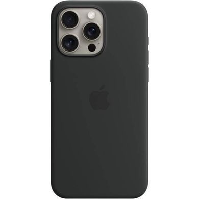Чохол-накладка Apple Silicone Case with MagSafe для Apple iPhone 15 Pro Max Black (MT1M3) [614569]